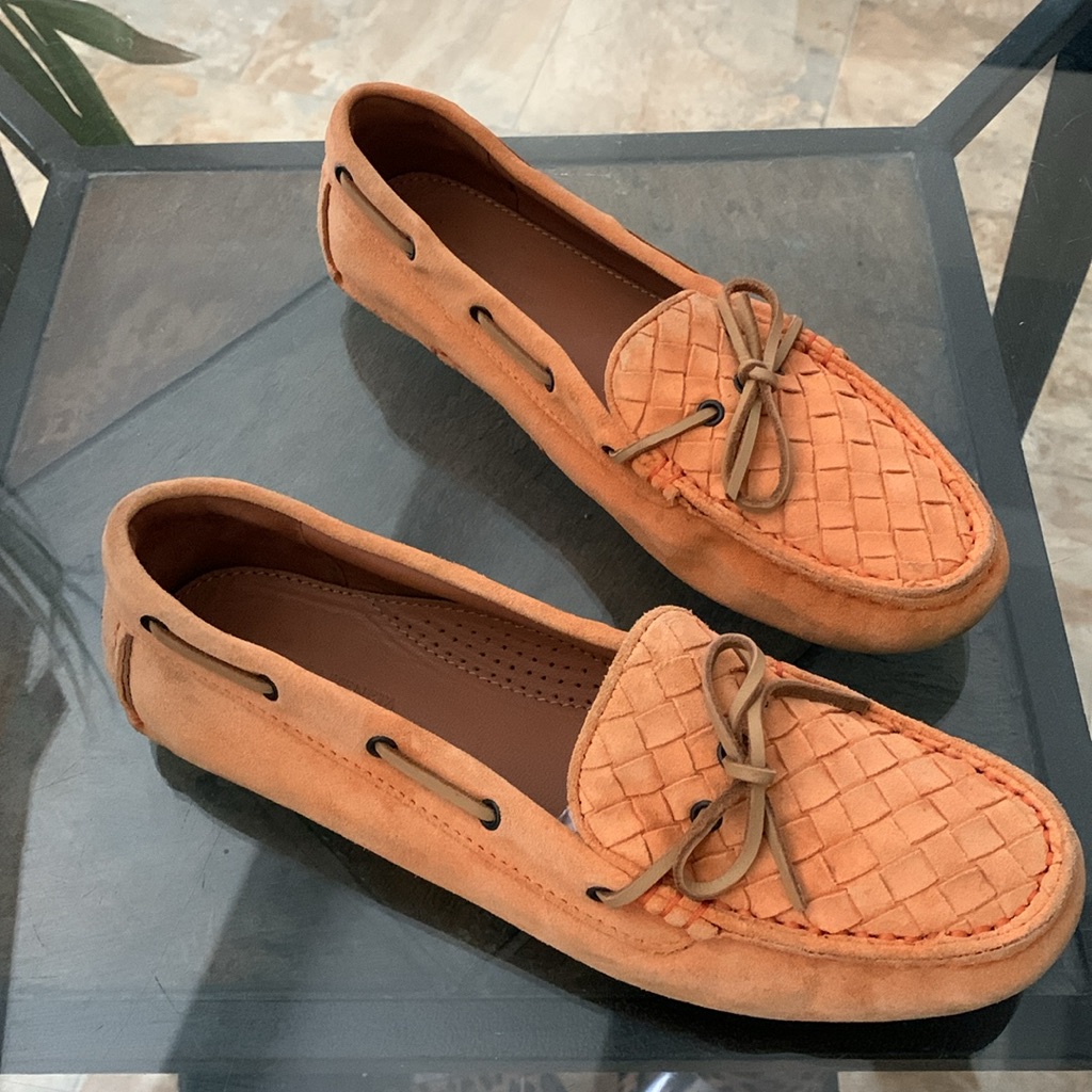Bottega Veneta Woven Leather Driver